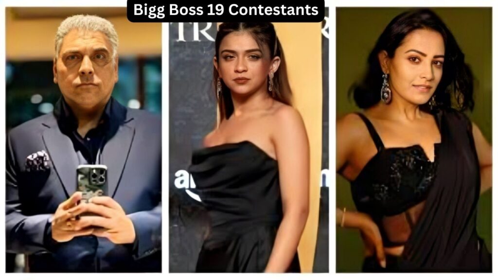 Bigg Boss 19 Contestants
