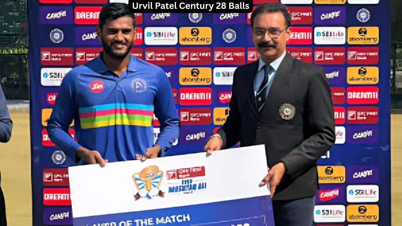 Urvil Patel Century 28 Balls A Blistering Knock That Shook Indian Cricket